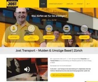 Jost-Transport.ch(Jost Transport) Screenshot