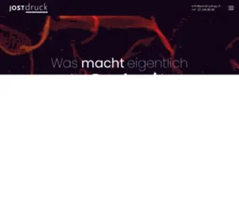 Jostdruckag.ch(Jost Druck AG) Screenshot