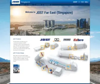 Jostfareast.com(JOST Far East Pte Ltd Singapore) Screenshot