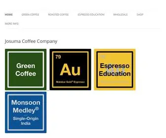 Josuma.com(Josuma Coffee Company) Screenshot