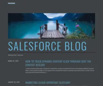 Josyulablog.com(Marketing Cloud) Screenshot