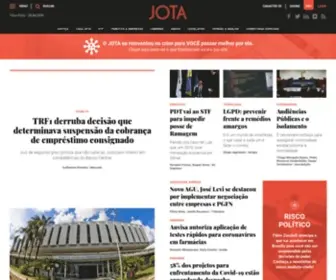 Jota.info(Jornalismo e tecnologia para tomadores de decisão) Screenshot