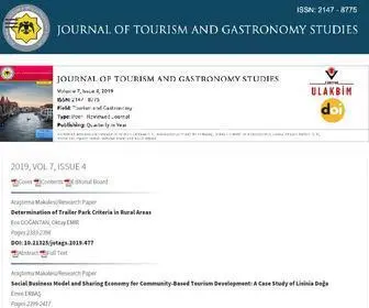 Jotags.org(Journal of Tourism & Gastronomy Studies) Screenshot