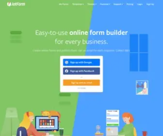 Jotform.ca(Free Online Form Builder & Form Creator) Screenshot