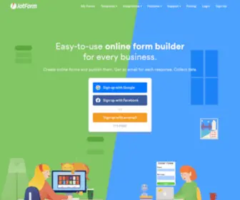 Jotformeu.com(Free Online Form Builder & Form Creator) Screenshot
