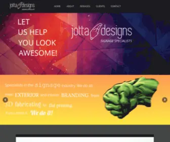 Jotta.co.za(Signage Specialists) Screenshot