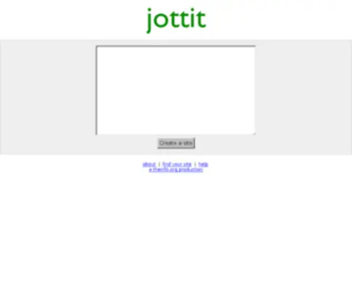 Jottit.com(Jottit) Screenshot