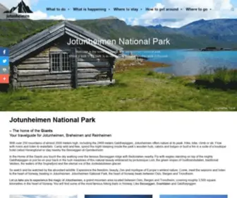 Jotunheimen.com(Jotunheimen National Park) Screenshot