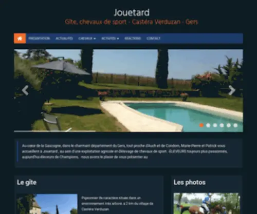 Jouetard.com(Gîte du pigeonnier) Screenshot