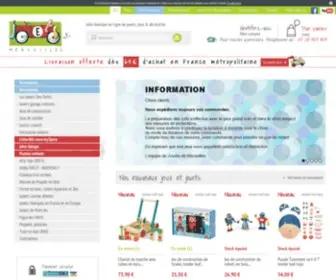 Jouets-ET-Merveilles.com(Magasin en ligne de jeux et jouets en bois) Screenshot