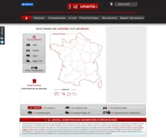 Joujoumania.fr(I●●•• ••●●I Le premier site web d'annonces de véhicules de loisirs) Screenshot