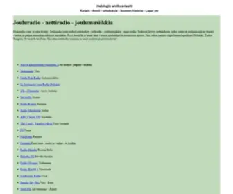 Jouluradio.com(Nettiradio nettiradiot joulu radio) Screenshot