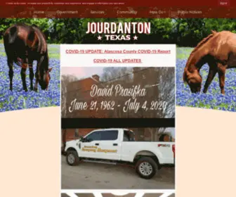 Jourdantontexas.org(Jourdanton, TX) Screenshot