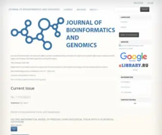Journal-Biogen.org(Publish paper on bioinformatics) Screenshot