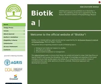 Journal-Biotika.com(Biotika) Screenshot