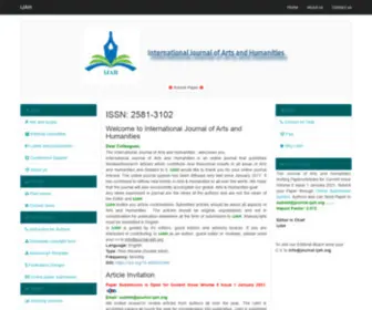 Journal-Ijah.org(Arts & Humanities Journal) Screenshot