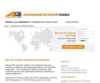 Journal-Index.org(ADVANCED SCIENCES INDEX) Screenshot