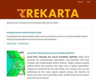 Journal-Litbang-Rekarta.co.id(Rekarta Center for Research and Publication Open Journal System) Screenshot