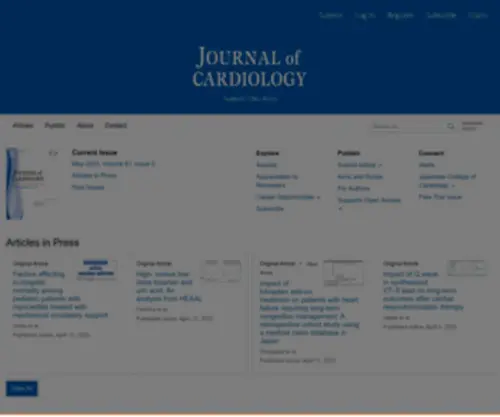 Journal-OF-Cardiology.com(Journal OF Cardiology) Screenshot