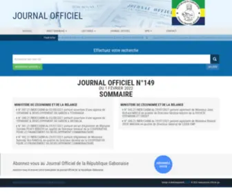 Journal-Officiel.ga(Journal) Screenshot