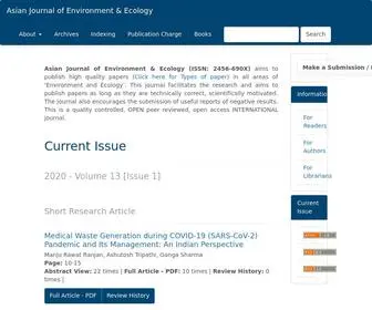 Journalajee.com(Asian Journal of Environment & Ecology) Screenshot