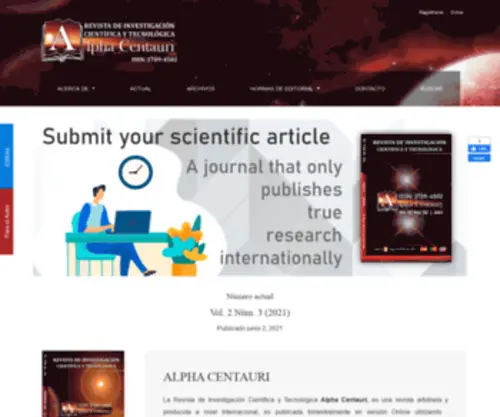 Journalalphacentauri.com(Alpha Centauri) Screenshot