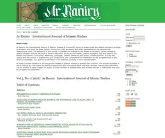 Journalarraniry.com(Ar Raniry) Screenshot