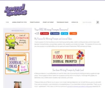 Journalbuddies.com(Fun, creative ideas to get and keep kids journaling) Screenshot