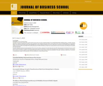 Journalbusiness.org(Journal of Business School) Screenshot