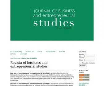 Journalbusinesses.com(Revista of business and entrepreneurial studies) Screenshot