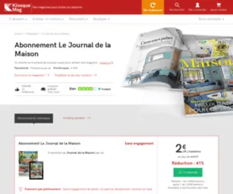 Journaldelamaisonabo.com(Abonnement magazine Le Journal de la maison au meilleur prix) Screenshot