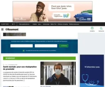 Journalderosemont.com(Journal Métro) Screenshot