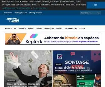 Journalducoin.com(Le média #1 sur l'actualité crypto francophone) Screenshot
