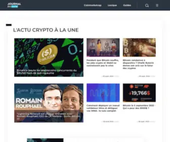 Journalducoin.fr(Actu Crypto (Bitcoin) Screenshot