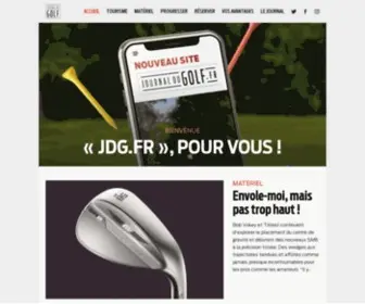 Journaldugolf.fr(Toutes les infos et conseils liées à la pratique du golf sur le journal du golf) Screenshot