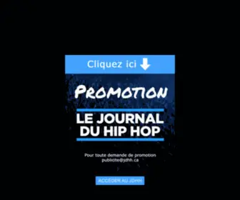 Journalduhiphop.ca(Journal du Hip Hop) Screenshot