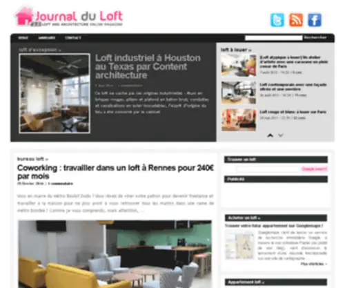 Journalduloft.com(Photos de loft) Screenshot