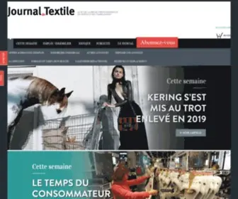 Journaldutextile.com(Accueil) Screenshot