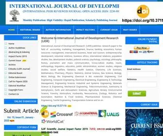 JournalijDr.com(International Journal of Development Research (IJDR)) Screenshot