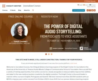 Journalismcourses.org(Journalism Courses) Screenshot