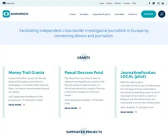 Journalismfund.eu(Journalismfund) Screenshot