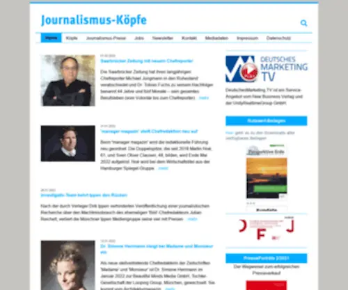 Journalismus-Koepfe.de(Journalismus-Köpfe) Screenshot