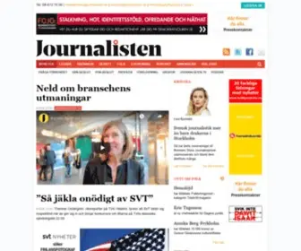 Journalisten.se(Startsida) Screenshot