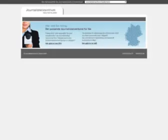 Journalistenverbaende.de(Journalistenzentrum Deutschland e.V) Screenshot