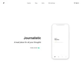 Journalisticapp.com(A simple) Screenshot