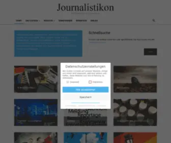 Journalistikon.de(Das Wörterbuch der Journalistik) Screenshot