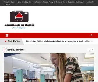 Journalists-IN-Russia.org(Journalists in Russia) Screenshot