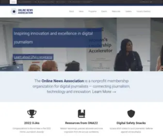 Journalists.org(Online News Association) Screenshot