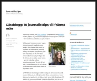 Journalisttips.se(Journalistik) Screenshot