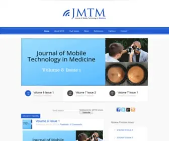 Journalmtm.com(Journal of Mobile Technology in Medicine) Screenshot